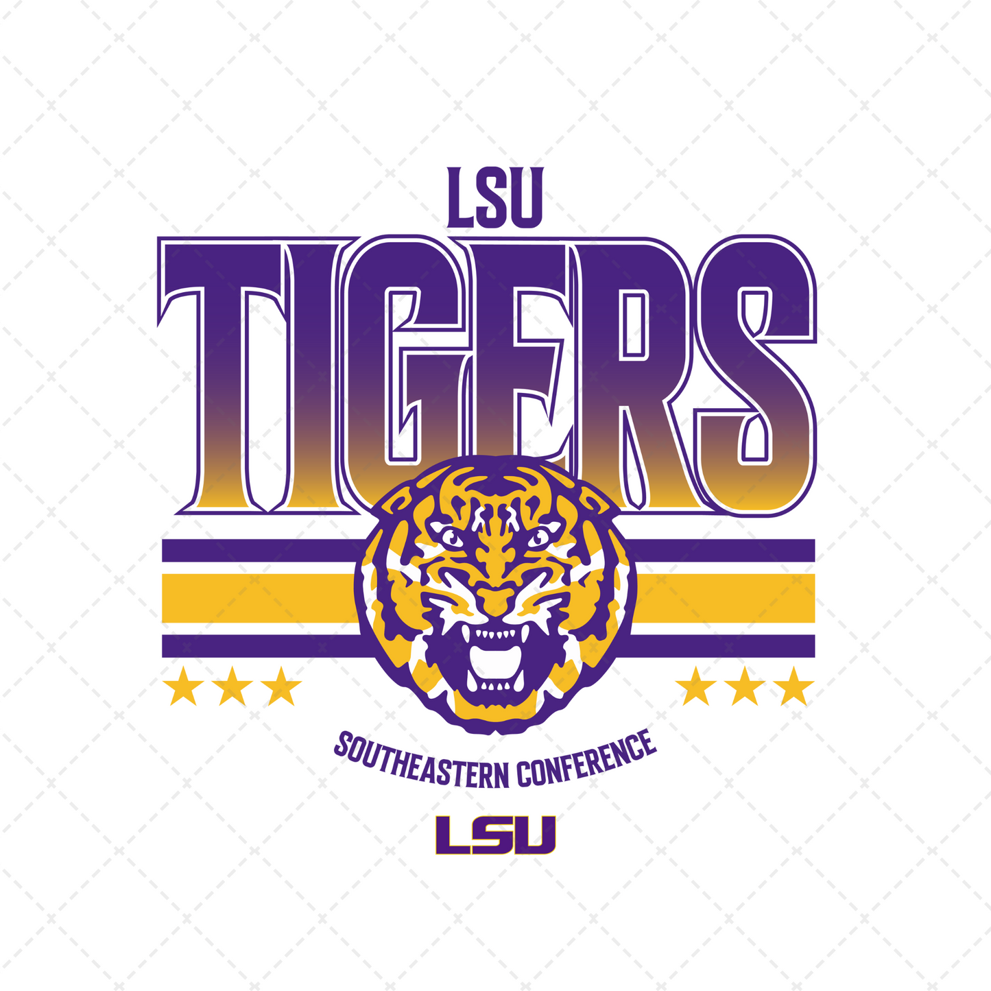 LSU Transfer **TWO PART* SOLD SEPARATELY**