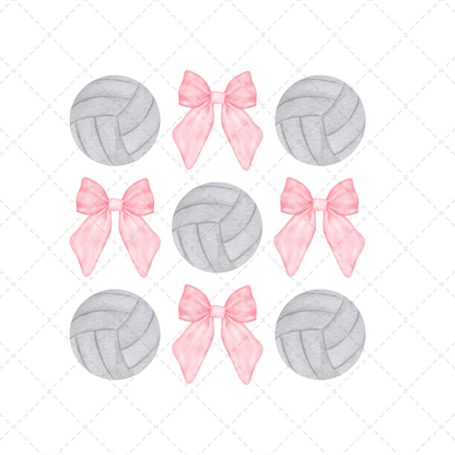 Volleyball Bows Transfer