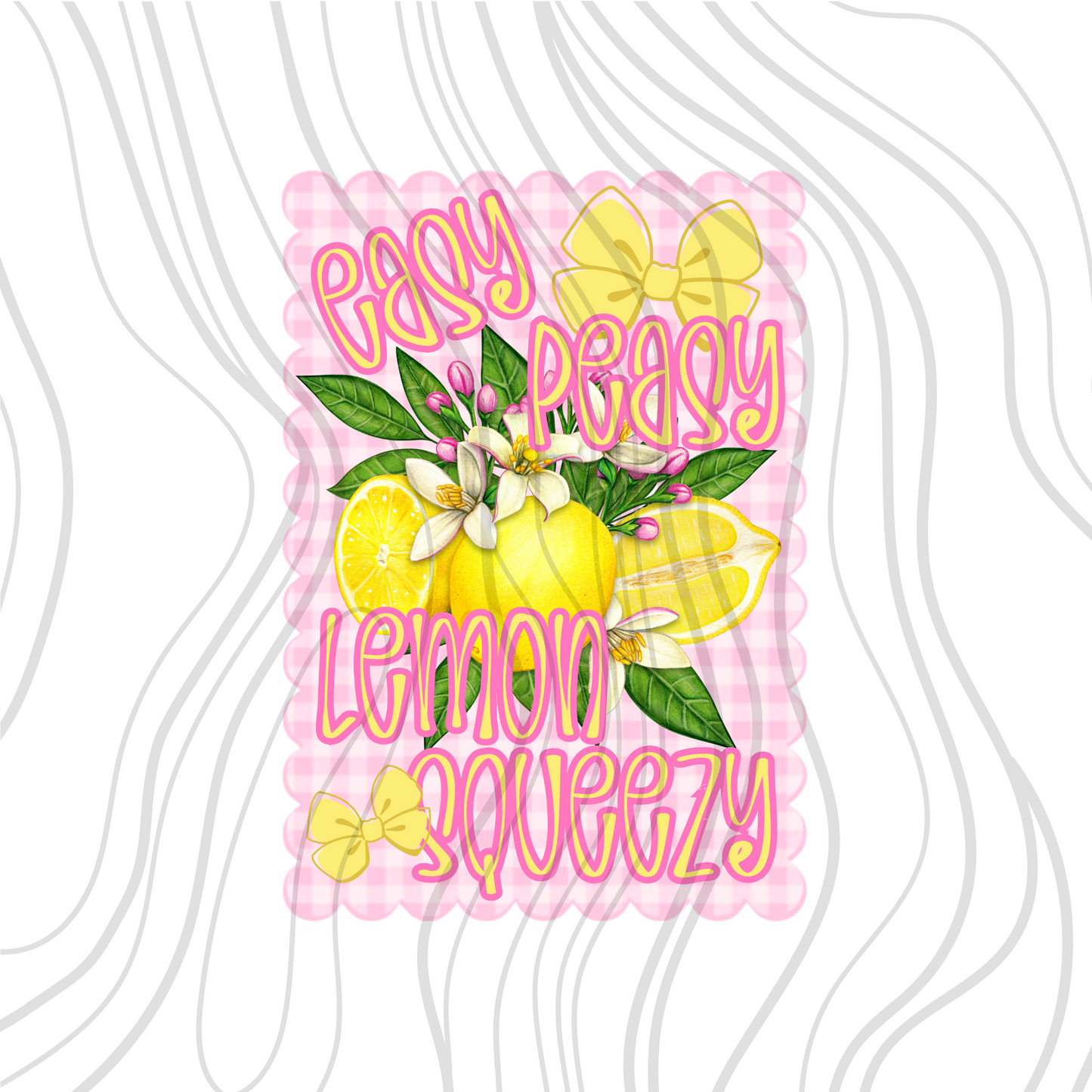 Pink Easy Peasy Lemon Transfer