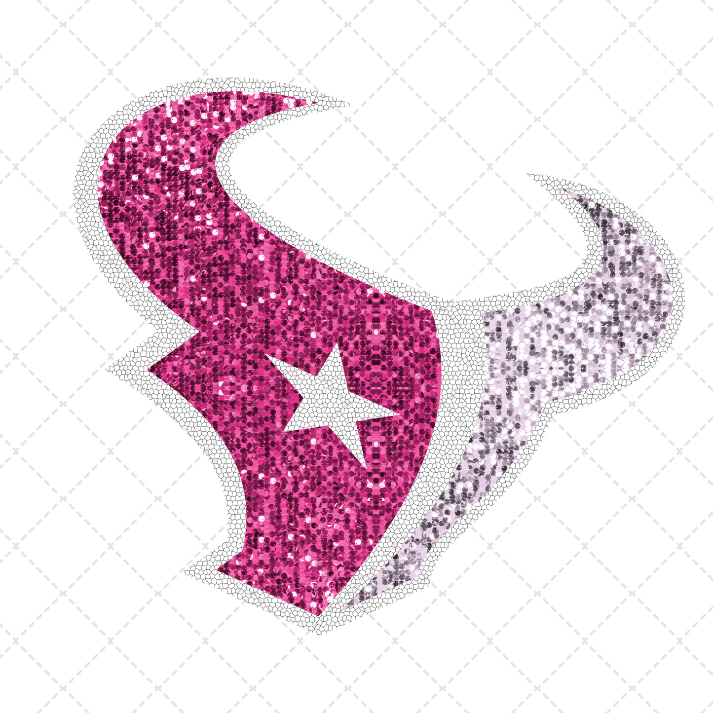 Texans Pink Transfer