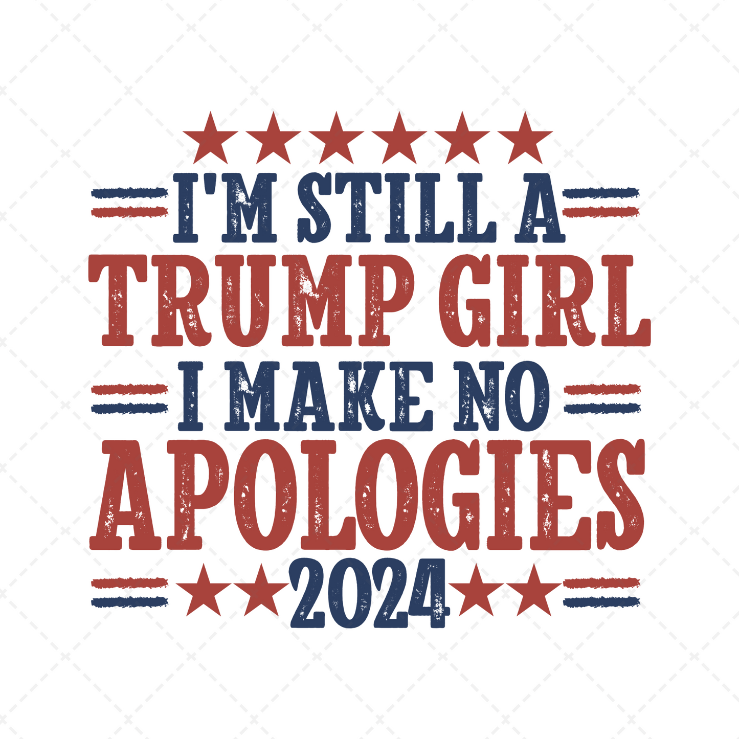 Trump Girl Transfer ** TWO PART* SOLD SEPARATELY**