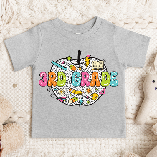 3rd Grade Dalmatian Dots Transfer