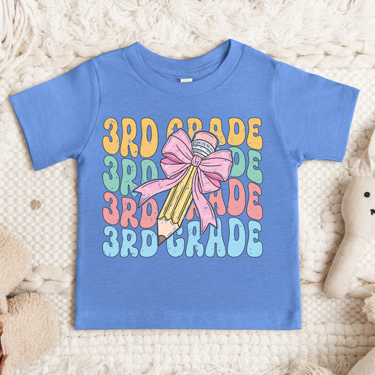 3rd Grade Groovy Pencil Transfer