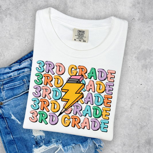 3rd Grade Pencil Bolt Transfer