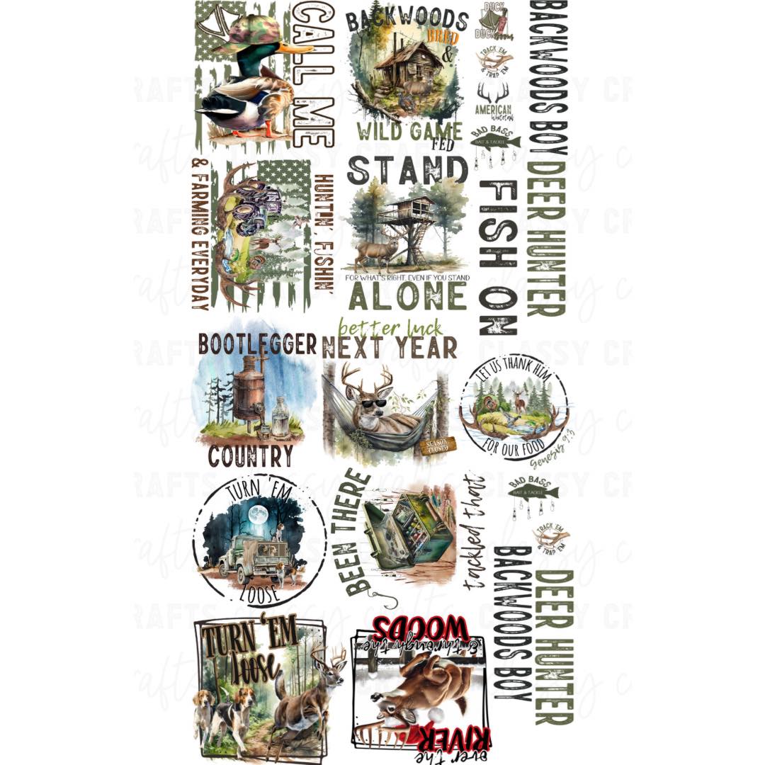 Country Boy  -  30x60 - PRE MADE GANG SHEET