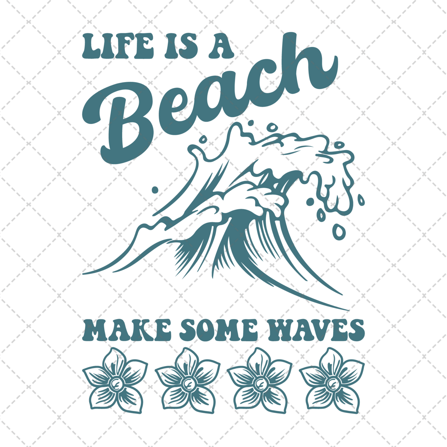 Make Some Waves **TWO PART* SOLD SEPARATELY** Transfer