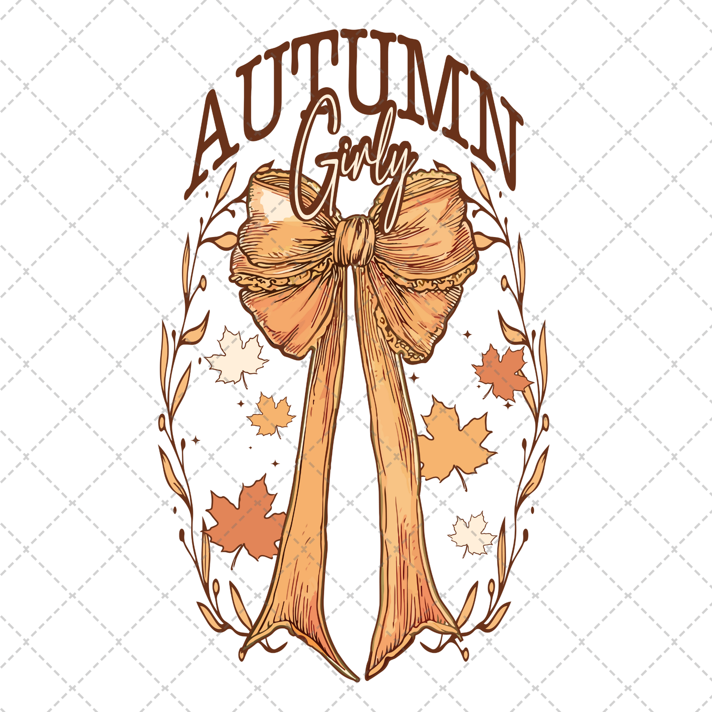 Autumn Girly ** TWO PART* SOLD SEPARATELY** Transfer