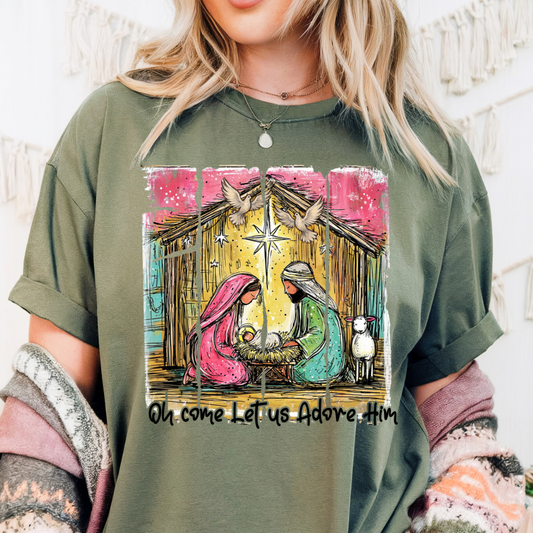 OH COME LET US ADORE HIM TRANSFER