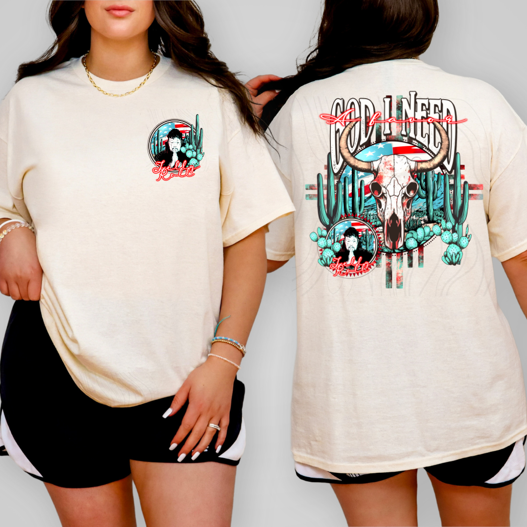 God I Need A Favor Transfer -*TWO PART DESIGN**SOLD SEPARATELY*