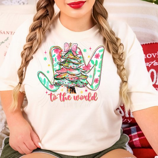 JOY TO THE WORLD BOW TREE TRANSFER