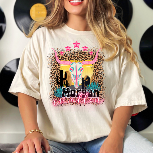 Neon MW Skull Transfer