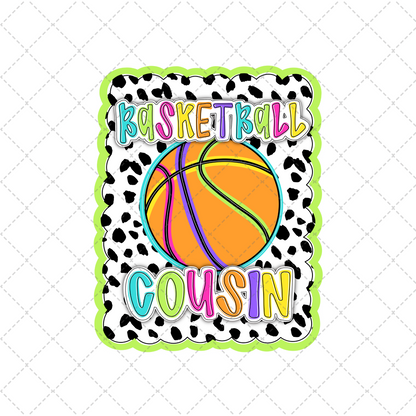 Bright Dotty Basketball Cousin Transfer ** TWO PART* SOLD SEPARATELY**
