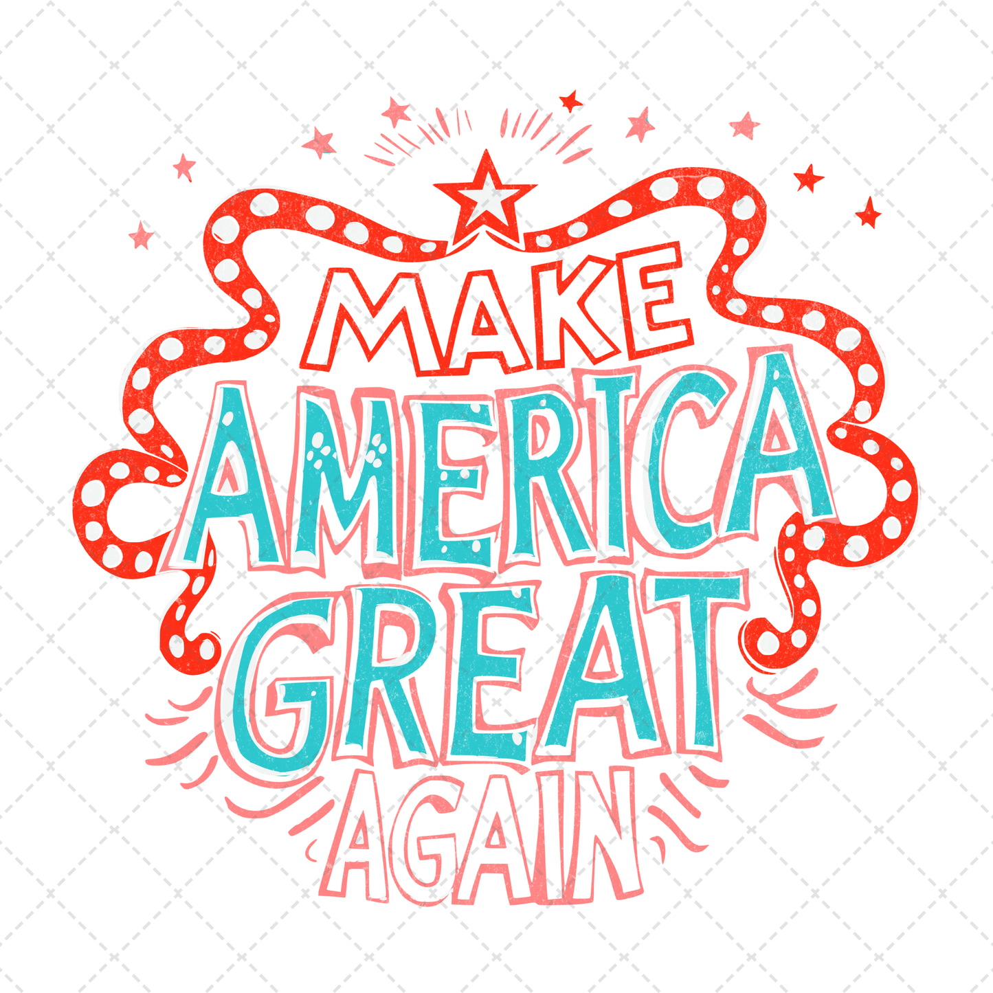 Make America Great Again Distressed Transfer