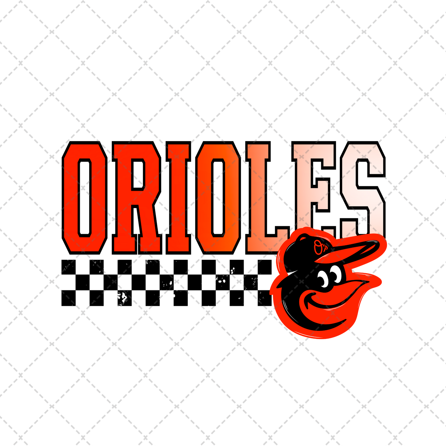 Let's Go Orioles Transfer ** TWO PART* SOLD SEPARATELY**