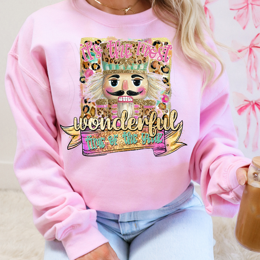 Wonderful Time Of Year Leopard Nutcracker Transfer