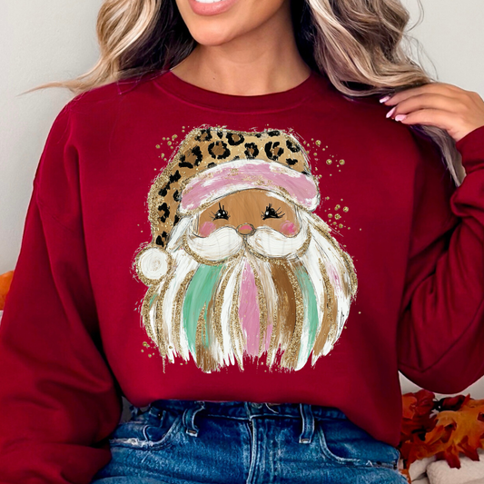 Preppy Santa Transfer