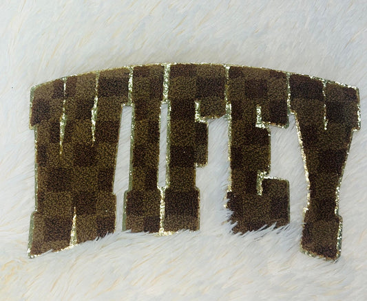 Wifey  -  CHENILLE PATCHES