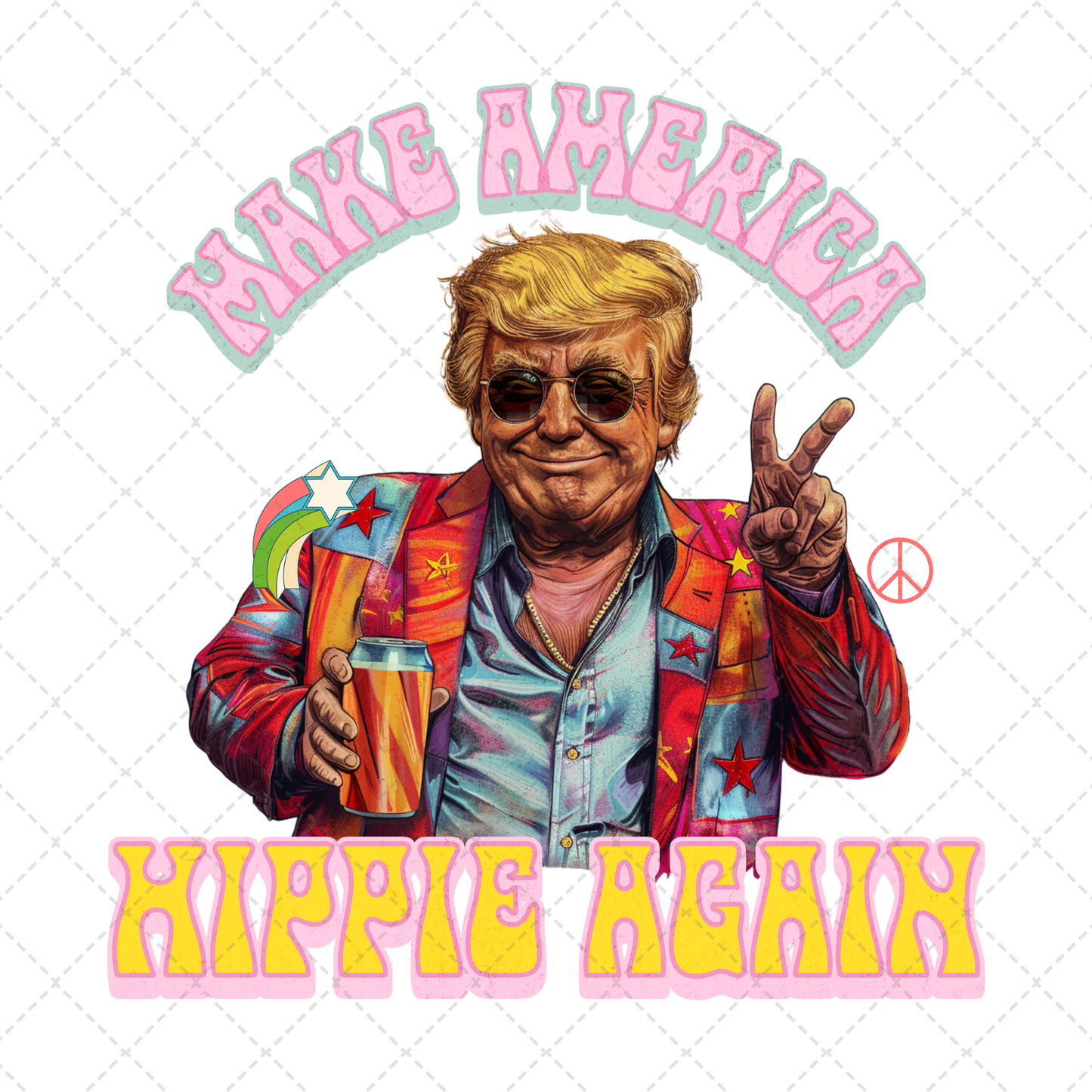 Make America Hippie Again Transfer