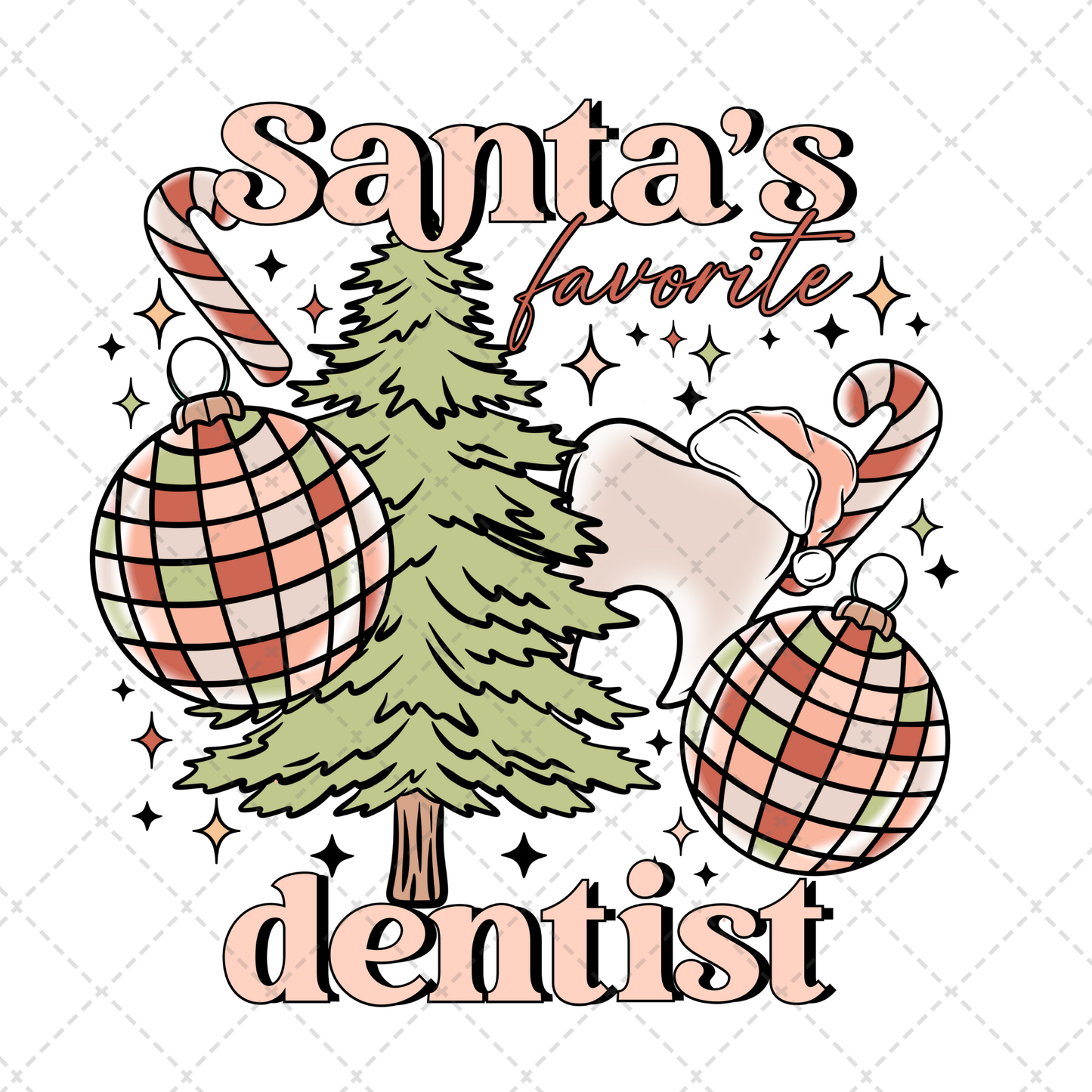 Santa's Fav Dentist Transfer