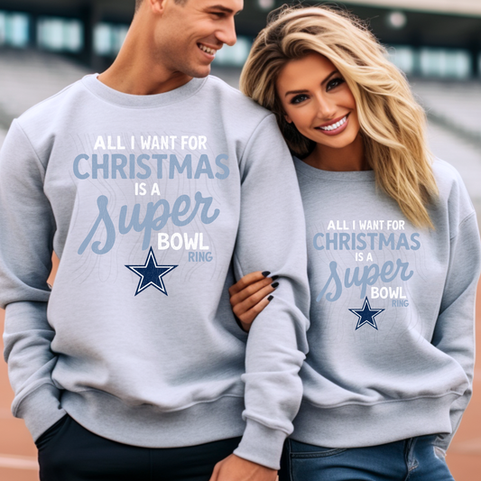 Christmas Super Bowl DC Transfer**SOLD SEPARATELY**