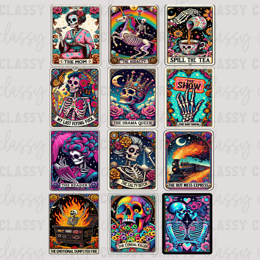 Tarot Cards- 30x48 - PREMADE GANG SHEET