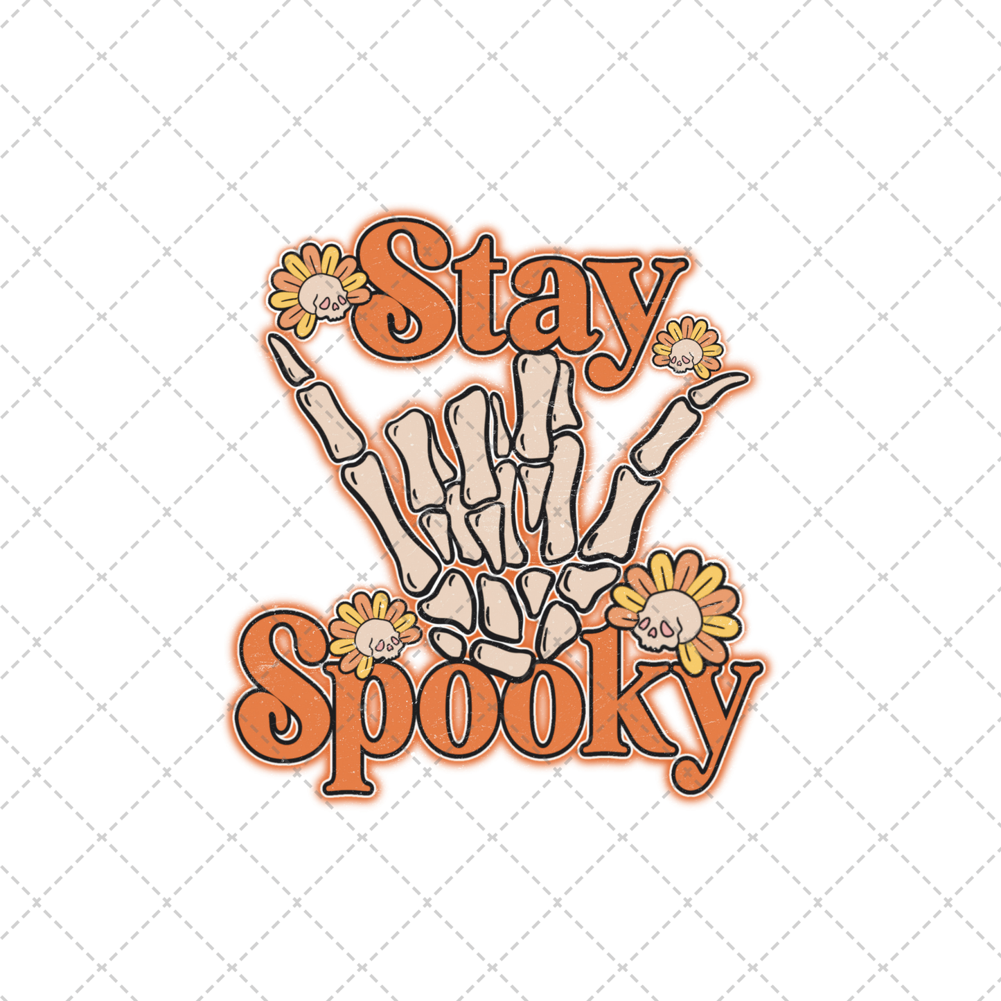 Stay Spooky ** TWO PART* SOLD SEPARATELY** Transfer