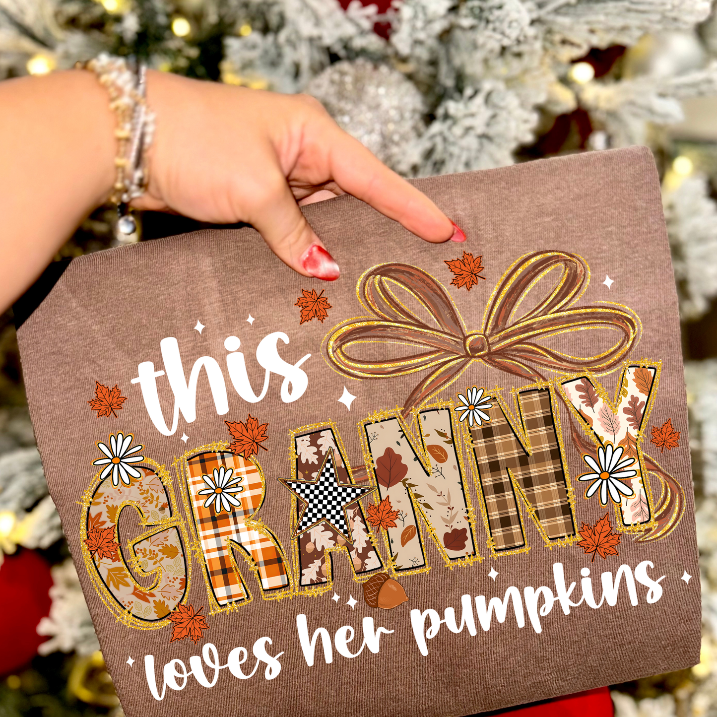 This Granny Loves Her Pumpkins Transfer**SOLD SEPARATLEY**