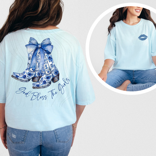 God Bless The GIrls Transfer* TWO PART DESIGN** SOLD SEPARATELY**