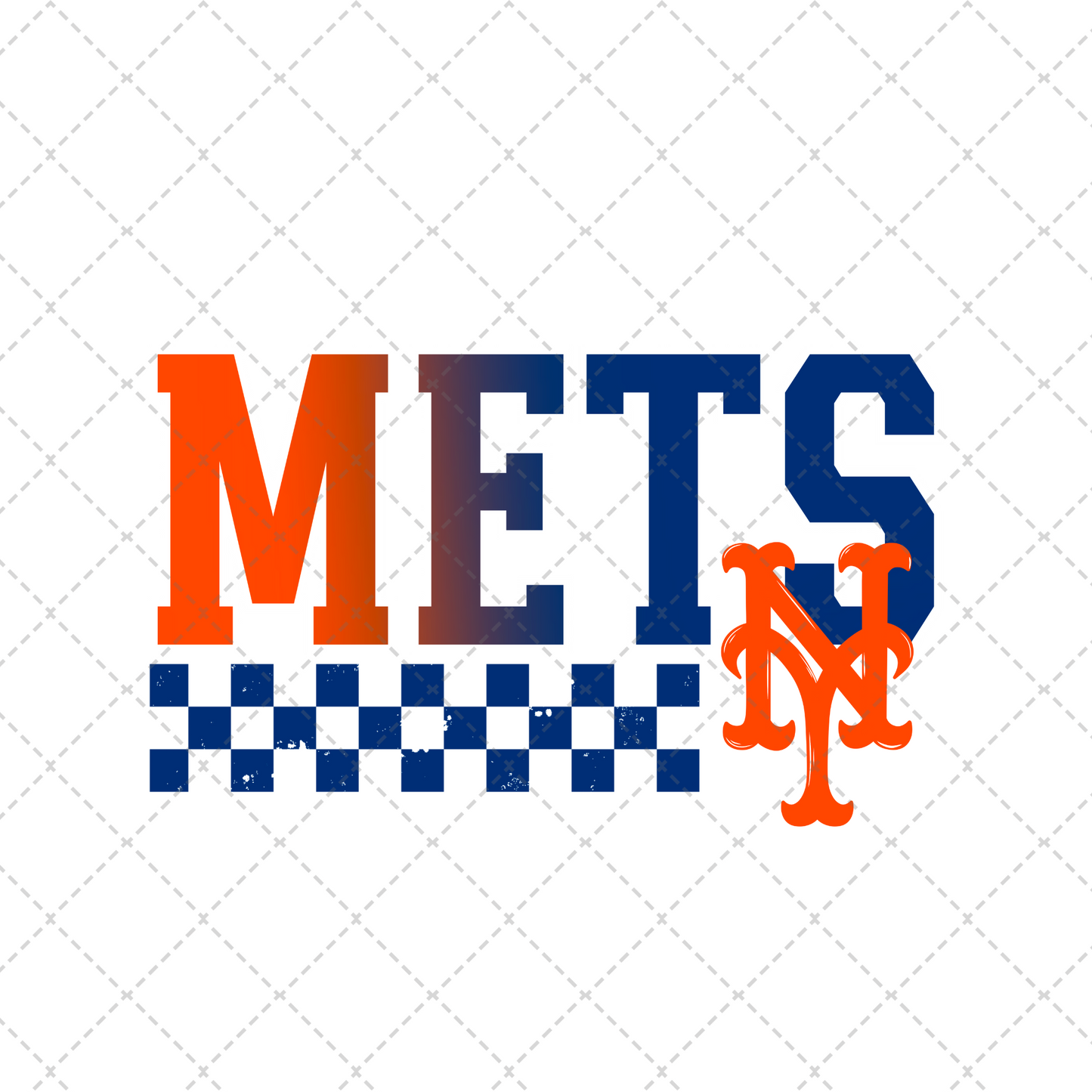 Let's Go Mets Transfer ** TWO PART* SOLD SEPARATELY**