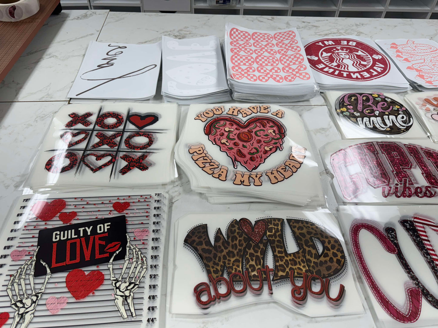 VALENTINE  TRANSFERS GRAB BAG