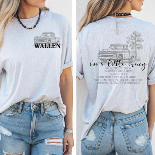 Im A Little Crazy MW Transfer*TWO PART DESIGN**SOLD SEPARATELY*