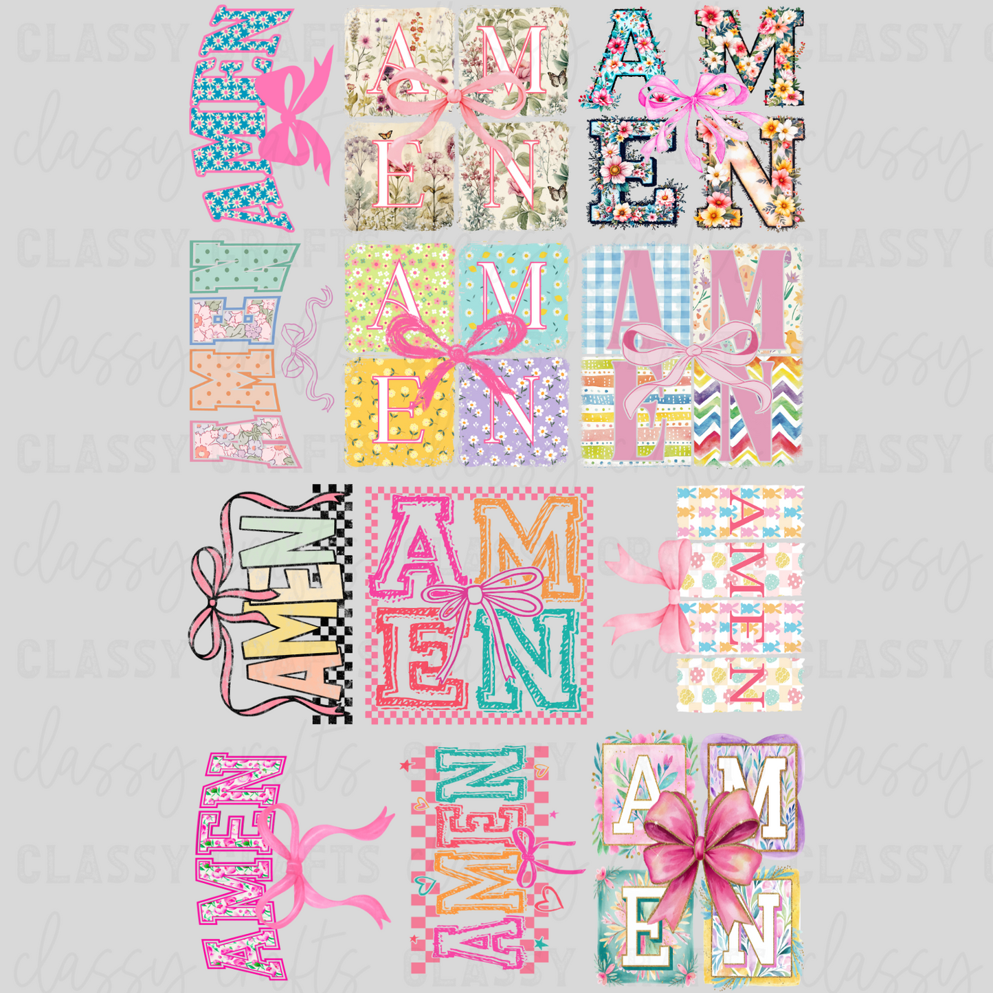 Amen - 30x48 - PREMADE GANG SHEET