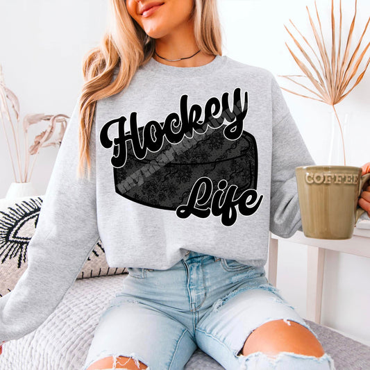 Lace Hockey Life Transfer