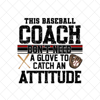 This Baseball Coach Transfer ** TWO PART* SOLD SEPARATELY**