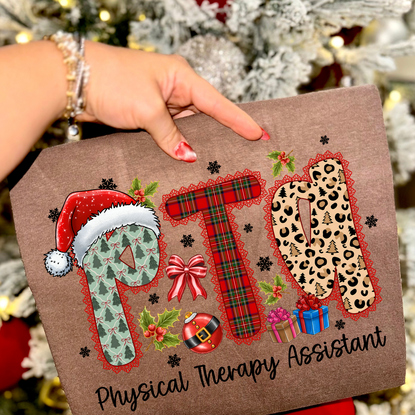 Physical Therapist Assistant Christmas Transfer**SOLD SEPARATLEY**
