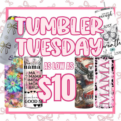 ✨Tumblers Wholesale Priced - Tumbler Tuesday ✨