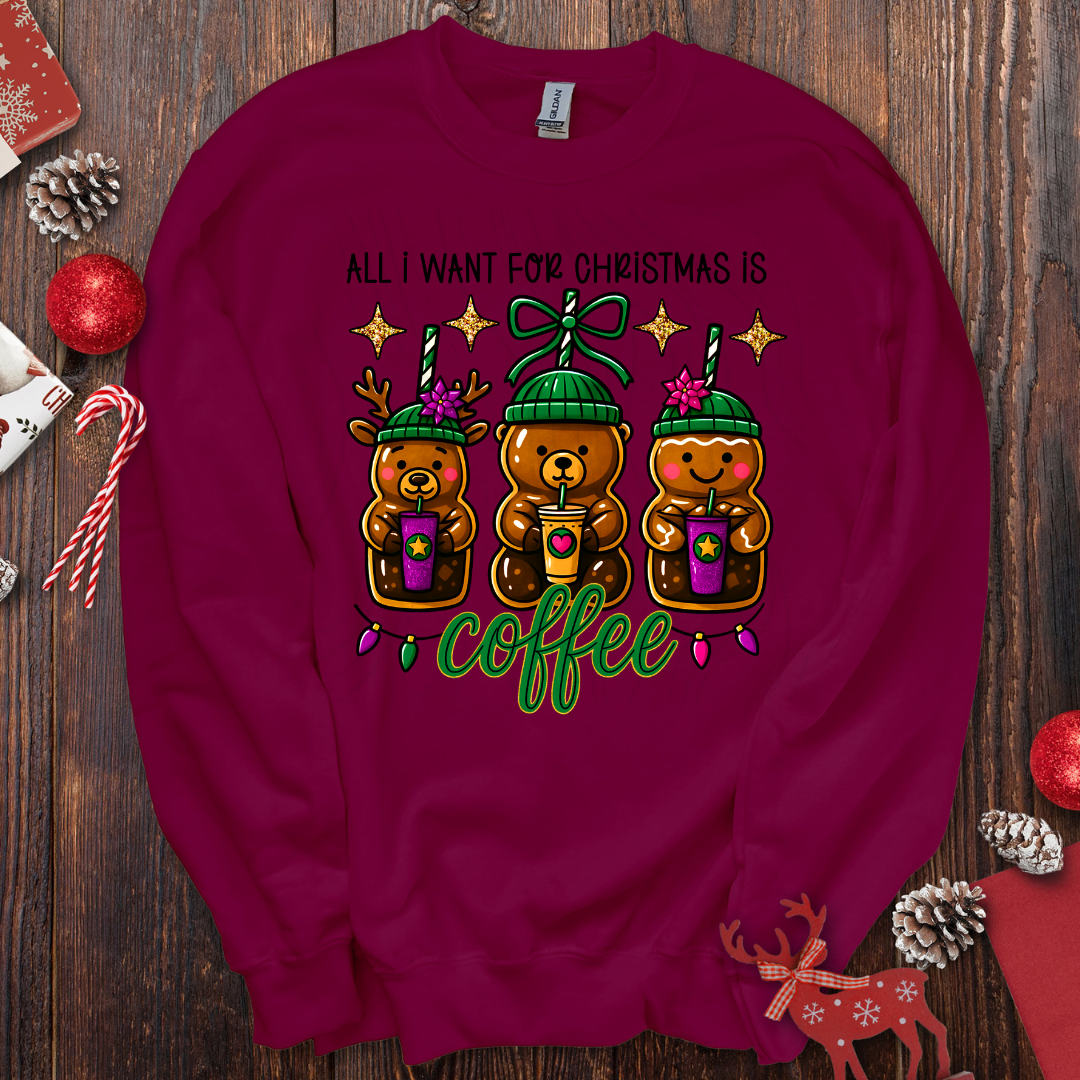 Christmas All I Want SB Bear Transfer