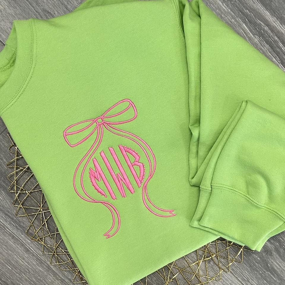 Coquette Circle Monogrammed