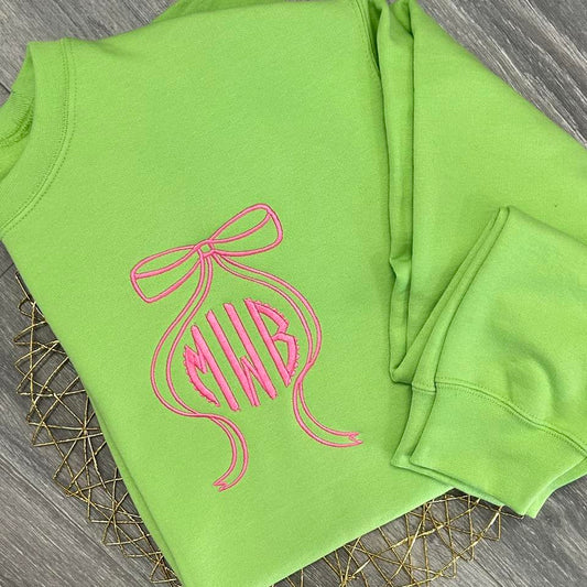 Coquette Circle Monogrammed