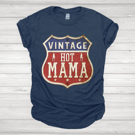 Vintage Hot Mama Transfer