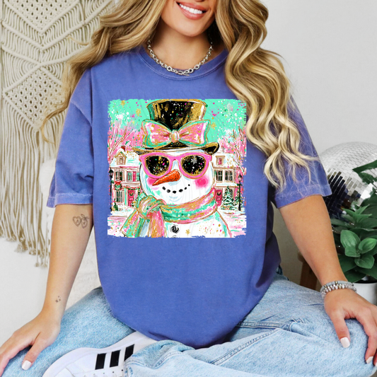 Preppy Snowman Transfer