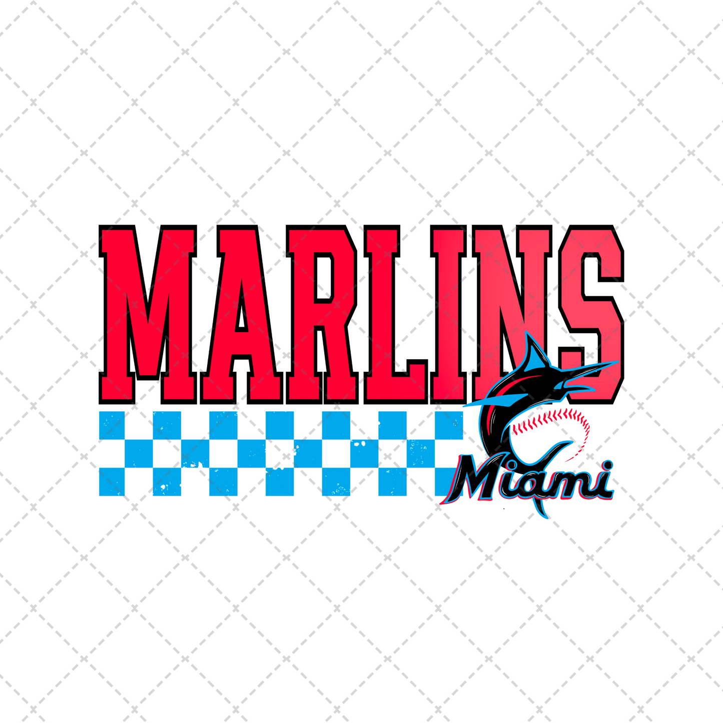 Let's Go Marlins Transfer ** TWO PART* SOLD SEPARATELY**