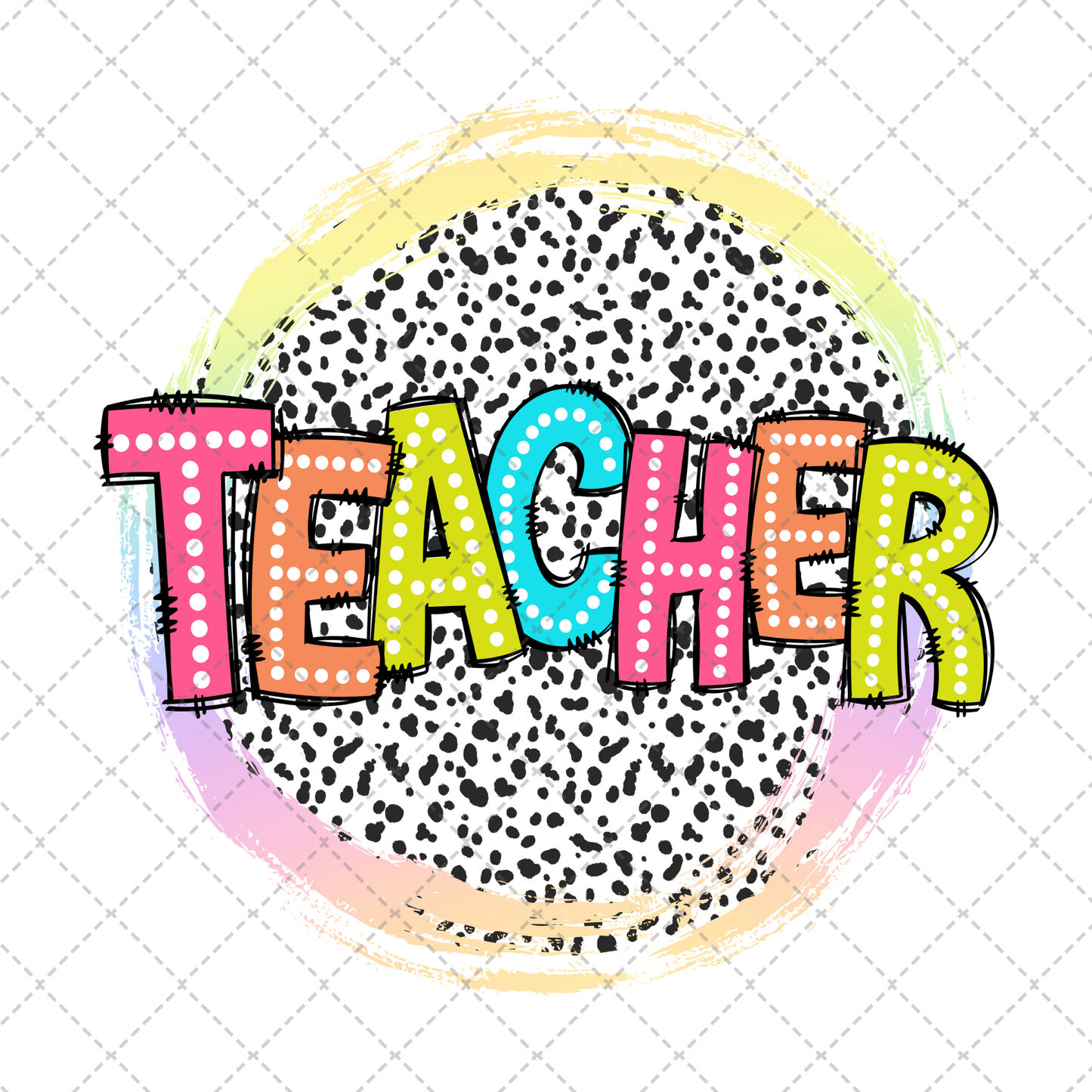 Teacher Dalmation Transfer