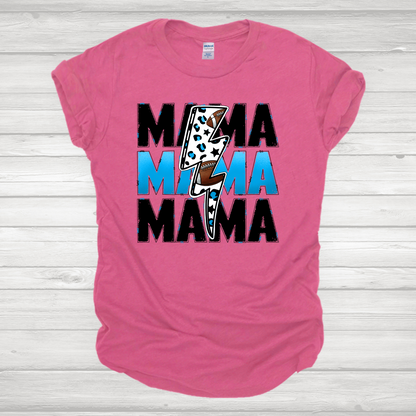 Football Mama Light Blue Transfer