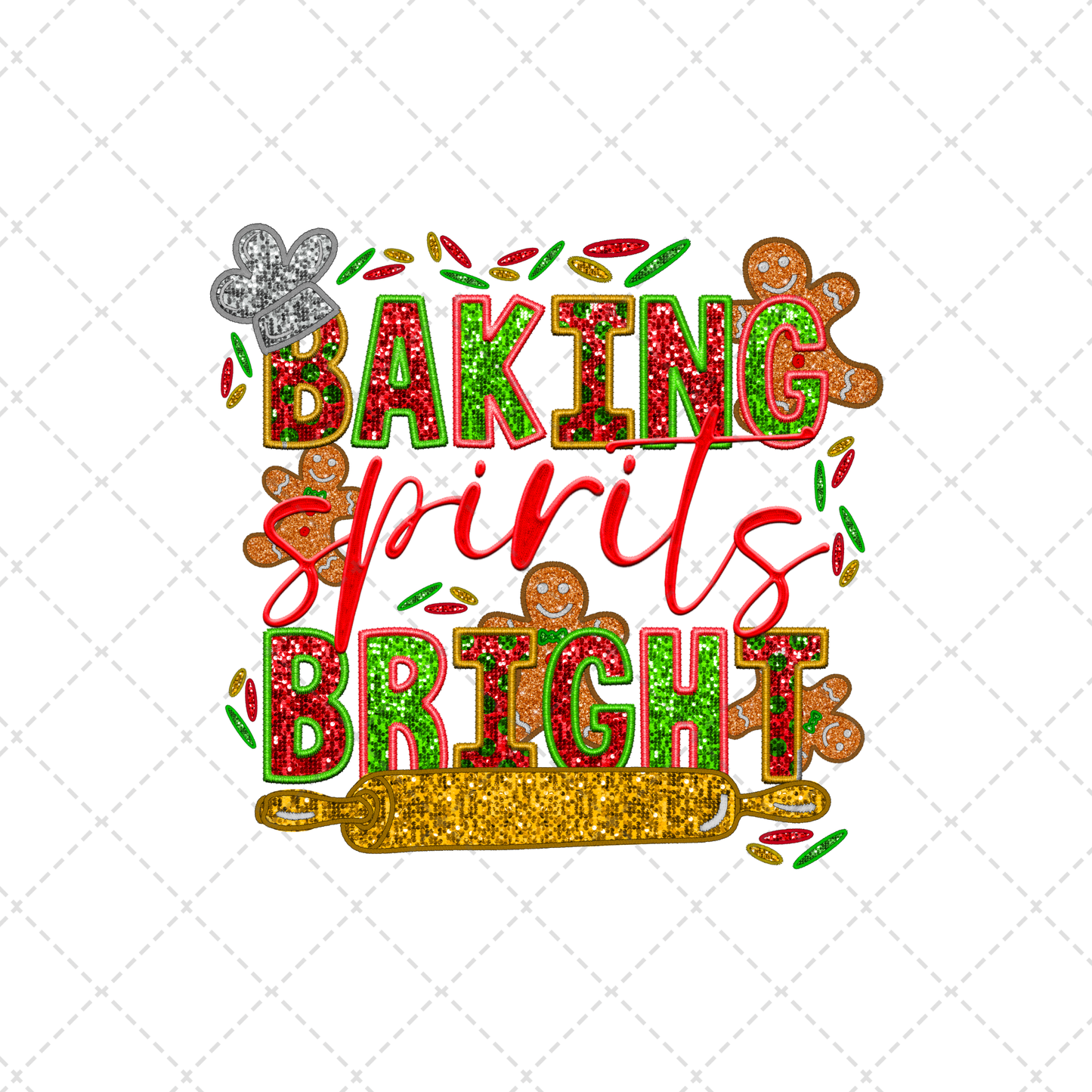 Baking Spirits Bright Transfer