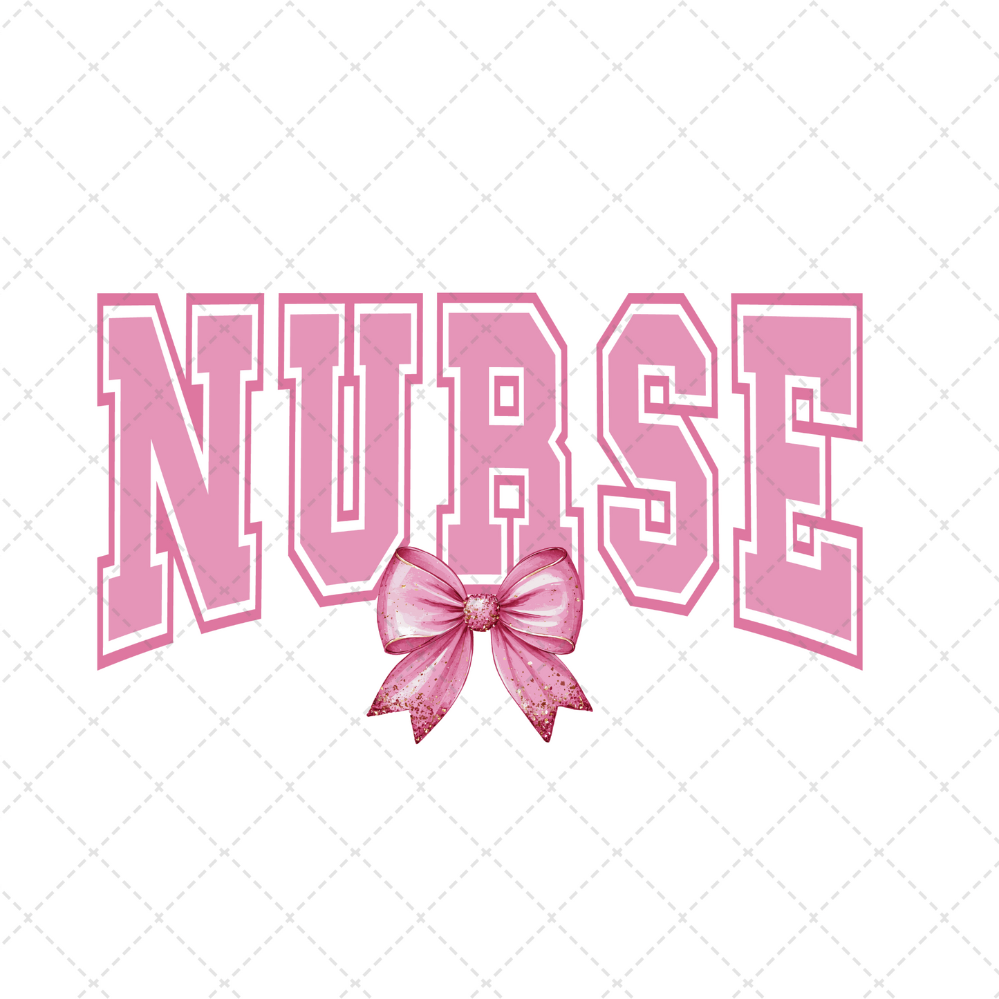 Pink Nurse Varsity Transfer