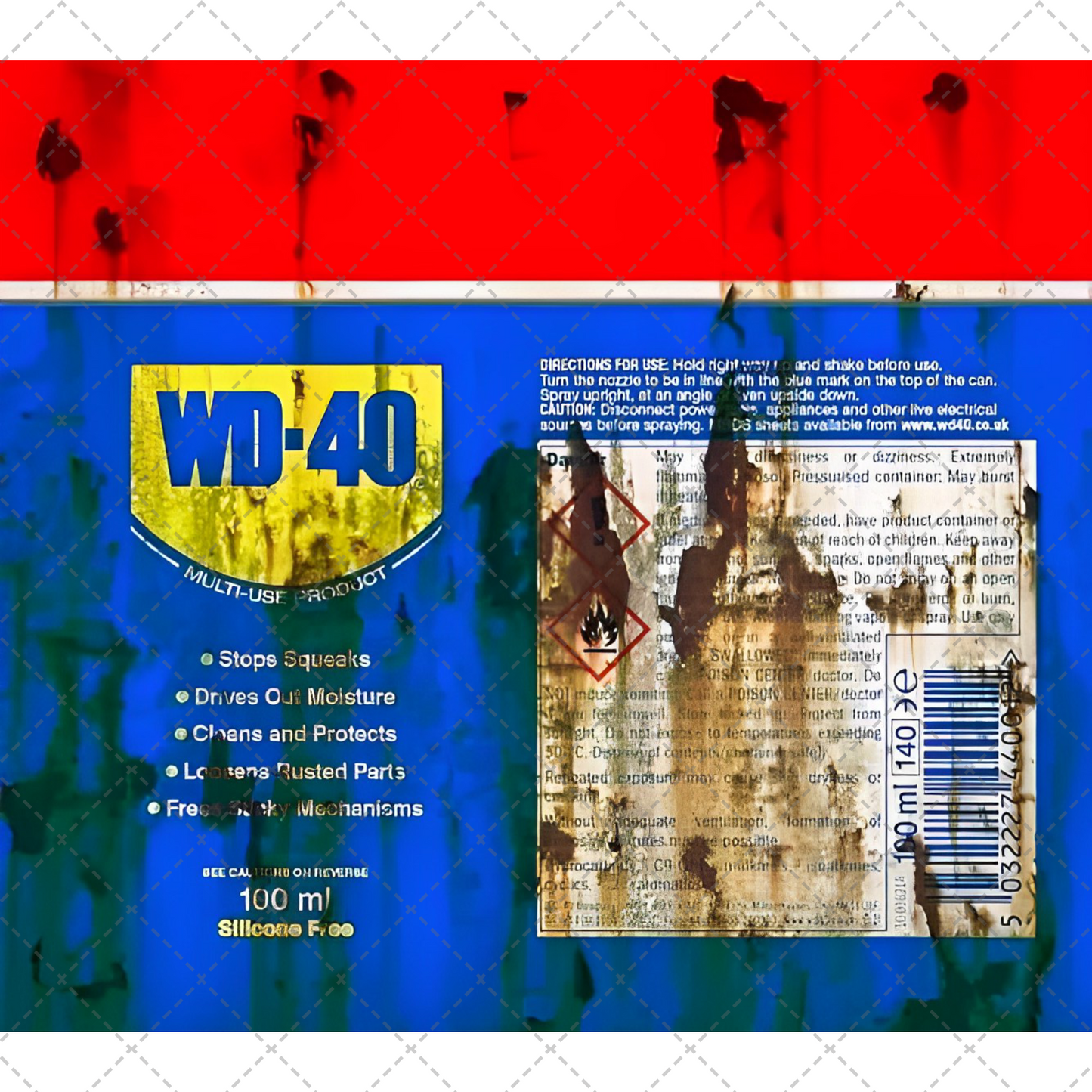 WD 40 Tumbler Wrap - Sublimation Transfer