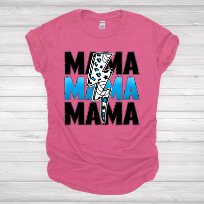 Volleyball Mama Light Blue Transfer