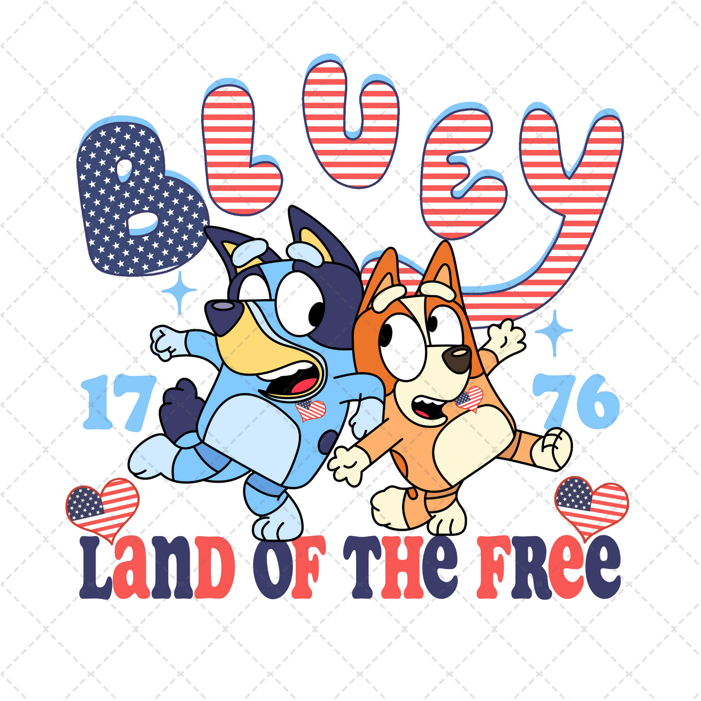 Blue Pup Land Of The Free Transfer