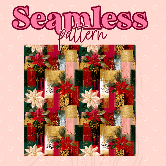 Christmas Brushstroke Seamless Transfer